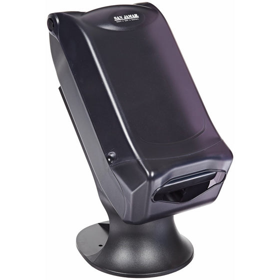 San Jamar H5005S Venue Fullfold Control Napkin Dispenser with Stand, 500 Capacity, 8" Width x 17-1/2" Height x 13" Depth, Black Pearl