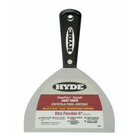 Hyde Tools 2852 6-Inch SuperFlexx Joint Knife, Black and Silver