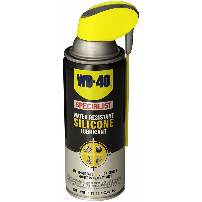 WD-40 Specialist Water Resistant Silicone Lubricant with SMART STRAW SPRAYS 2 WAYS 11 OZ [6-Pack]