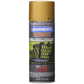 Masterchem Industries 41170 Hammered Spray Paint, Gold