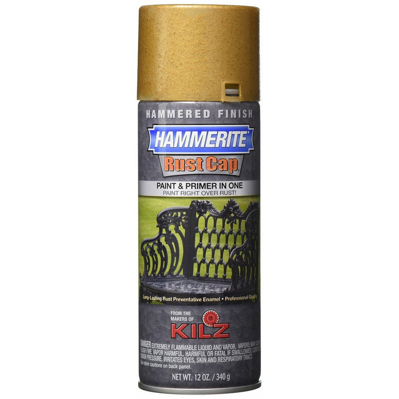 Masterchem Industries 41170 Hammered Spray Paint, Gold