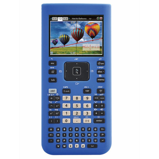 Guerrilla Silicone Case for Texas Instruments TI Nspire CX/CX CAS Graphing Calculator, Blue