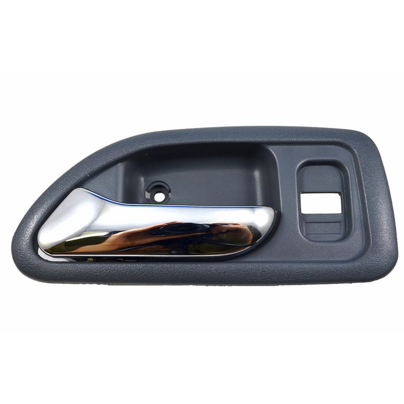 PT Auto Warehouse HO-2579MH-FL - Inside Interior Inner Door Handle, Light Gray Housing with Chrome Lever - 4-Door Sedan, Driver Side Front