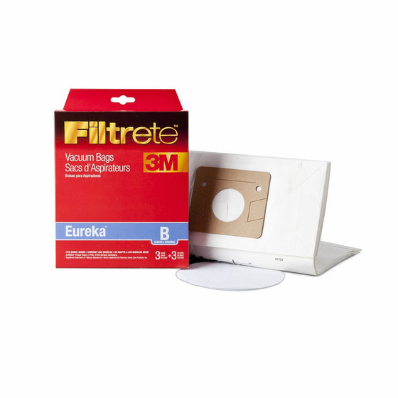 3M Filtrete Eureka B Allergen Vacuum Bag - 3 bags 3 filters