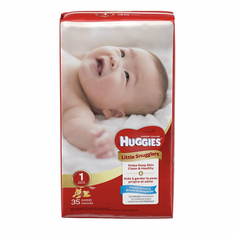 Huggies Little Snugglers Diapers, Size 1, 35 Count