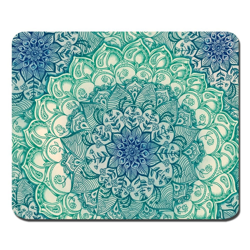 Rectangle Mousepad Creative Painting Customized Mandala Pattern Rectangle Mouse Pad