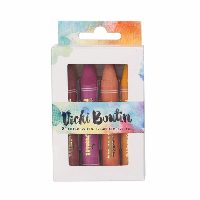 American Crafts 376797 Vicki Boutin 8 Piece Art Crayon (Set of 1)