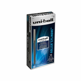Uni-Ball 60103 Roller Pens, Fine Point (0.7mm), Blue, 12 Count