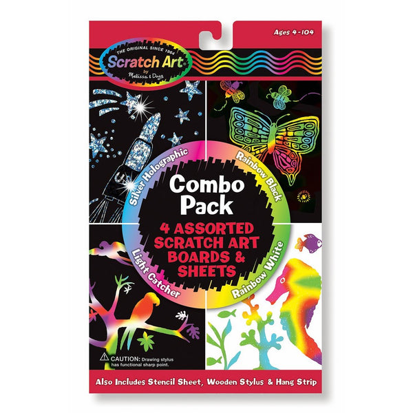 Melissa & Doug Scratch Art Magic Combo, 4-Pack