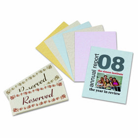 Pacon Card Stock, 8.5 " by 11 ", Assorted Parchment Colors 100 Sheets (101235)