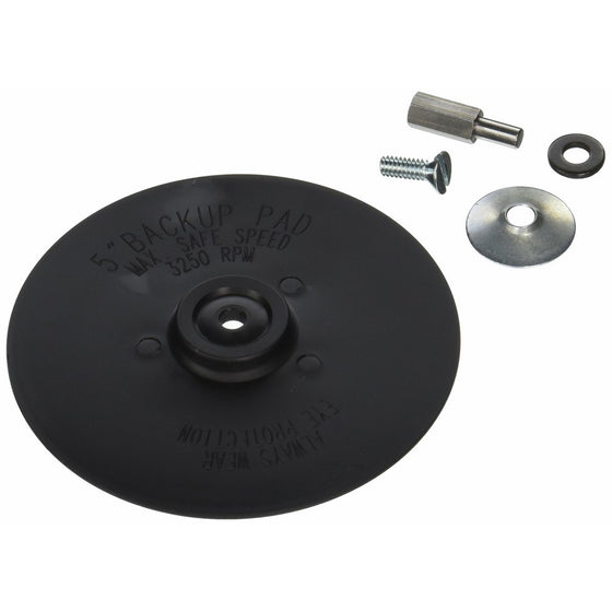 Vermont American 16986 5-Inch Rubber Backing Pad and Mounting Hardware