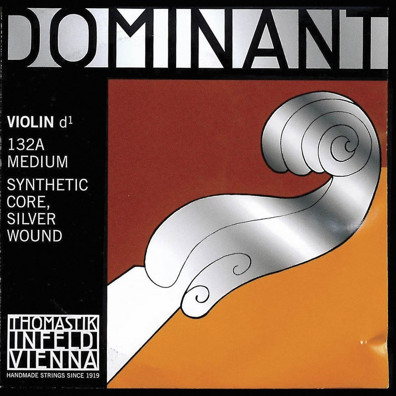 Thomastik Dominant 4/4 Violin D String Medium Silver-Perlon