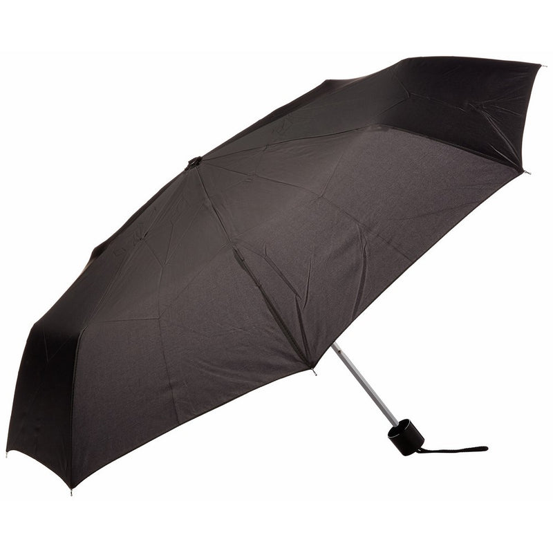 Homebasix Rain Umbrella Mini, 19.5", Black