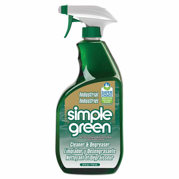 Simple Green 19024 Crystal Industrial Cleaner/Degreaser, 24oz Bottle