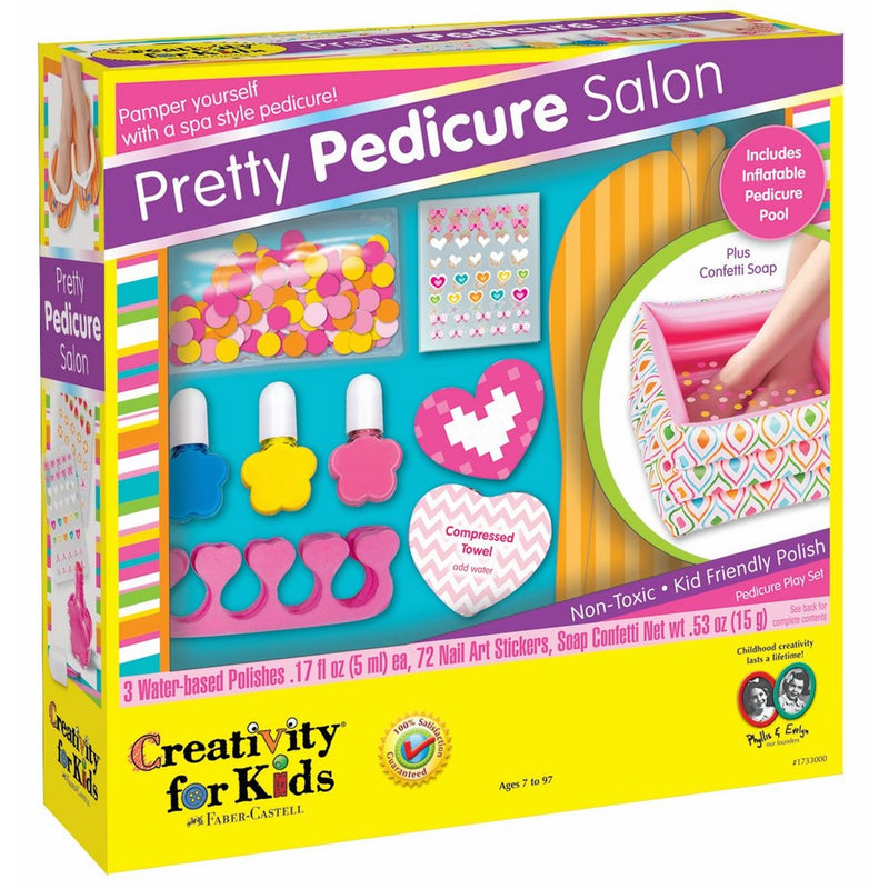 Creativity for Kids Pretty Pedicure Salon - Pedicure Party Play Set for Kids