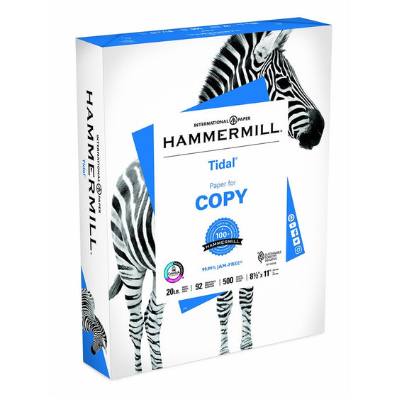 Hammermill Paper, Tidal MP, 20lb, 8.5 x 11, Letter, 92 Bright, 500 Sheets/1 Ream (162008), Made In The USA