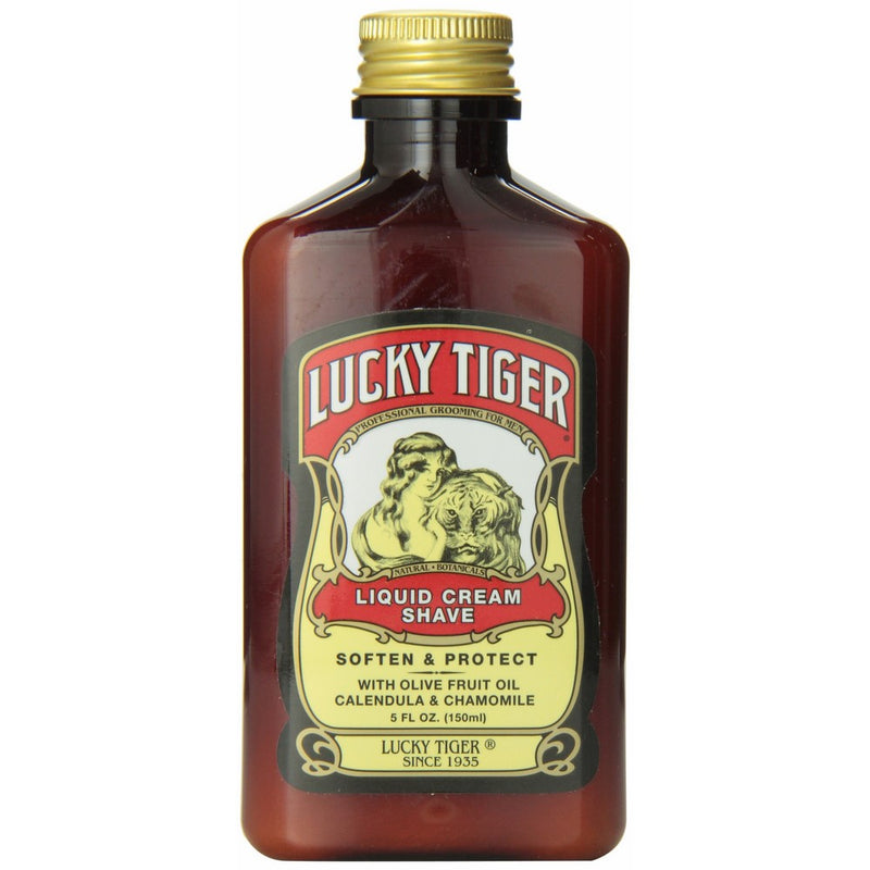 Lucky Tiger Liquid Cream Shave, 5 Ounce