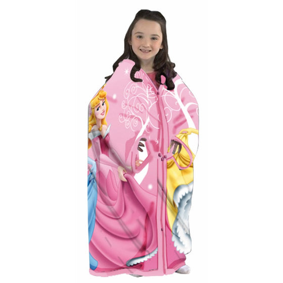 Northwest Company Youth Cuddle Wrap, Disney Princess "Glitter Enchantment" Design