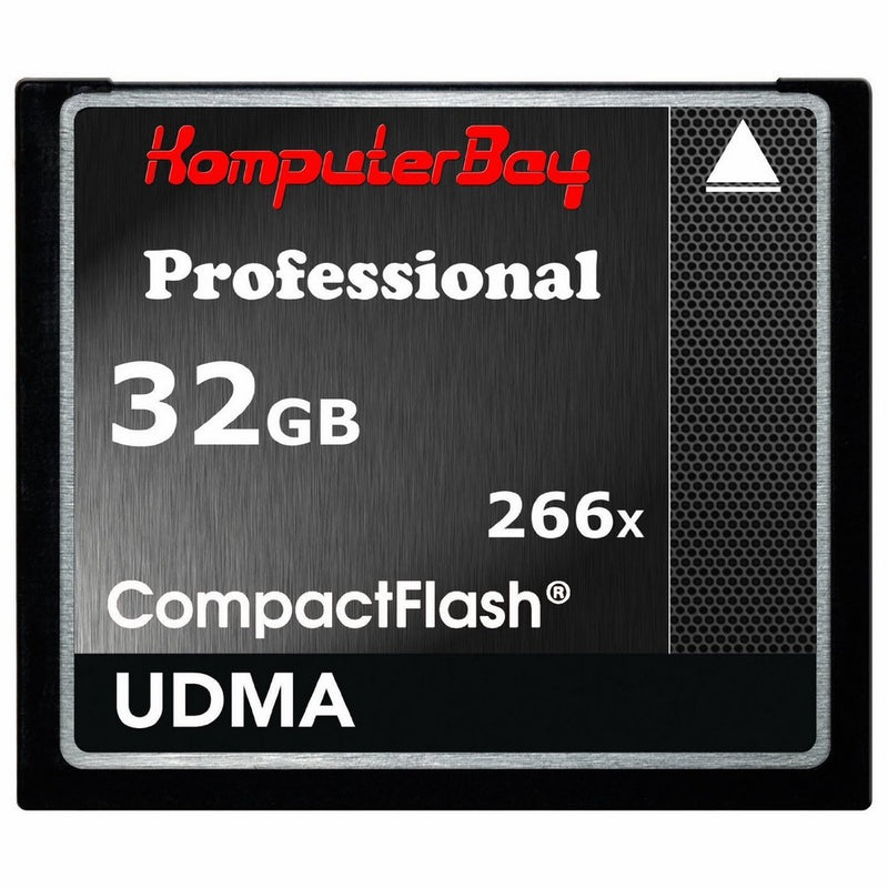 Komputerbay 32Go High Speed Compact Flash CF 266X Ultra Speed carte à haute 36 Mo/s en écriture et 37 Mo/s Lire UDMA