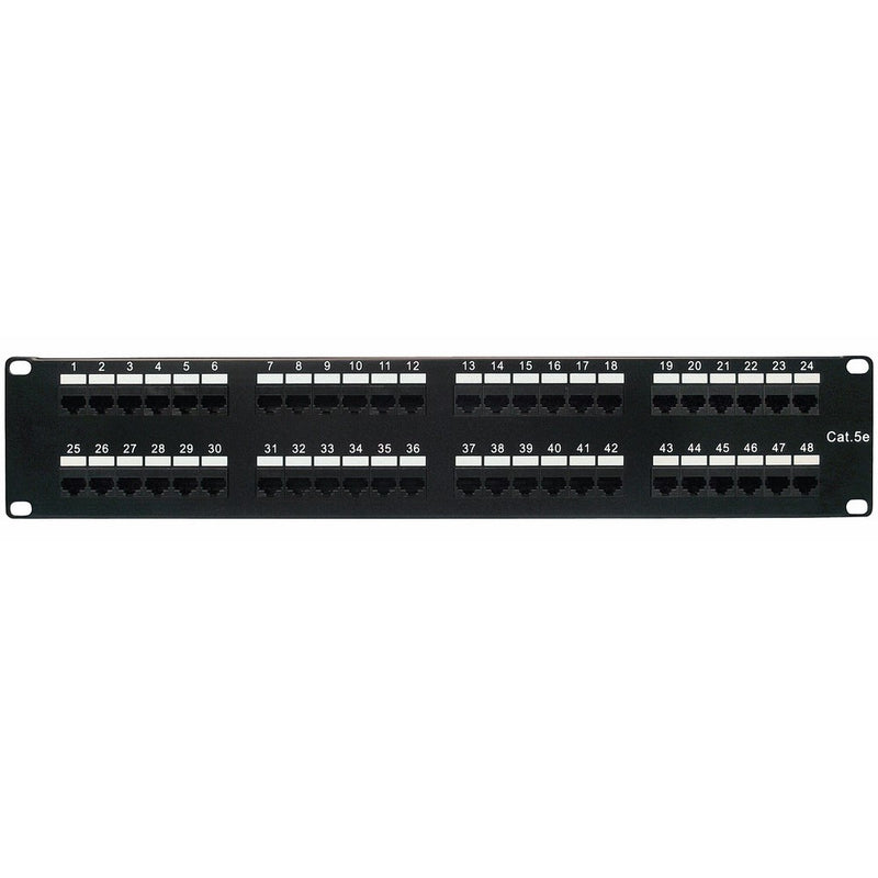 Shaxon MP155HA488-B, Category 5E Patch Panel, 48 Port, RJ45-110