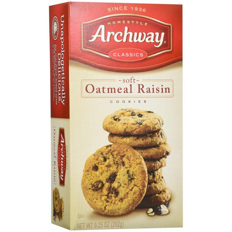 ArchwayClassic Soft Oatmeal Raisin Cookies, 9.25 Ounce