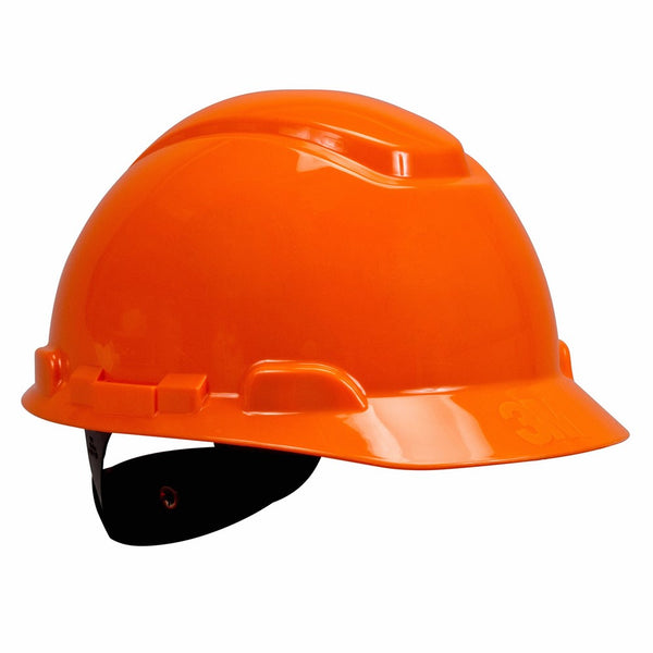 3M Orange 4 Point Ratchet Suspension Hard Hat
