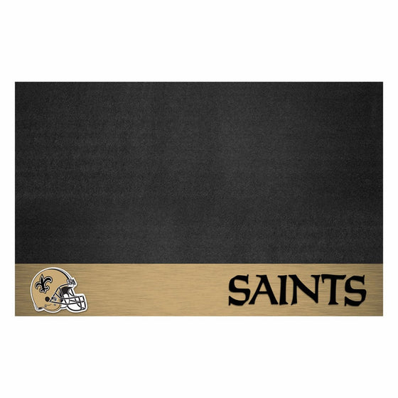Fanmats NFL New Orleans Saints Vinyl Grill Mat