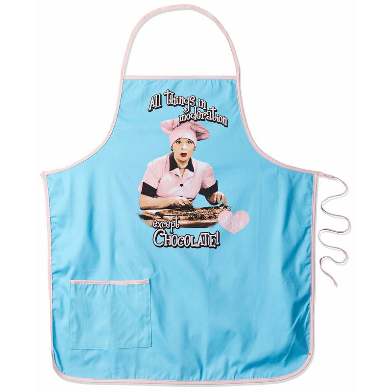 Spoontiques I Love Lucy Apron, Blue