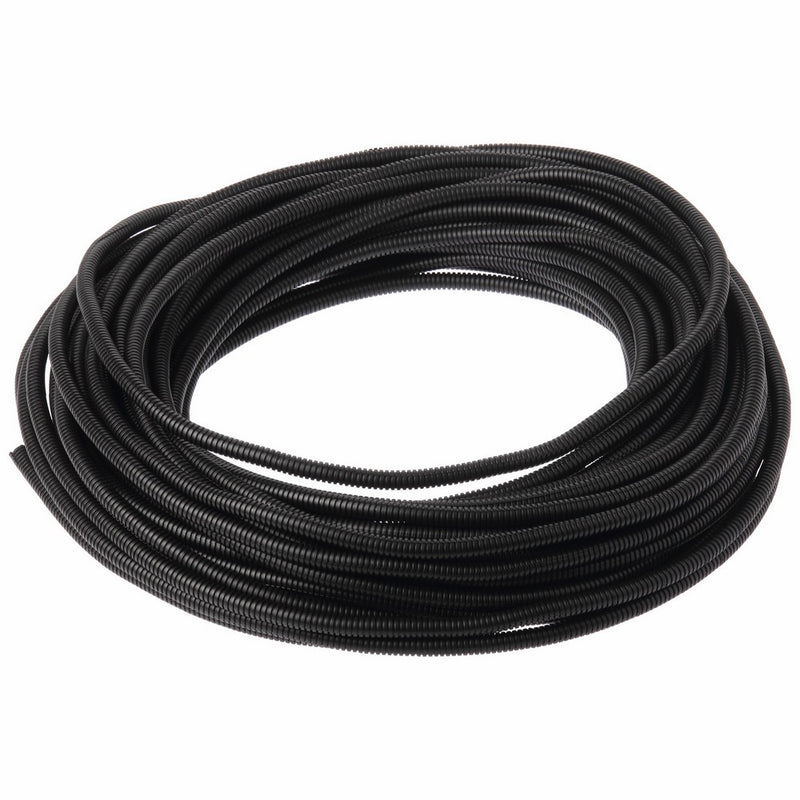 Panduit CLT50N-C630 Nylon Corrugated Loom Tubing with Slit, Black (100-Foot)