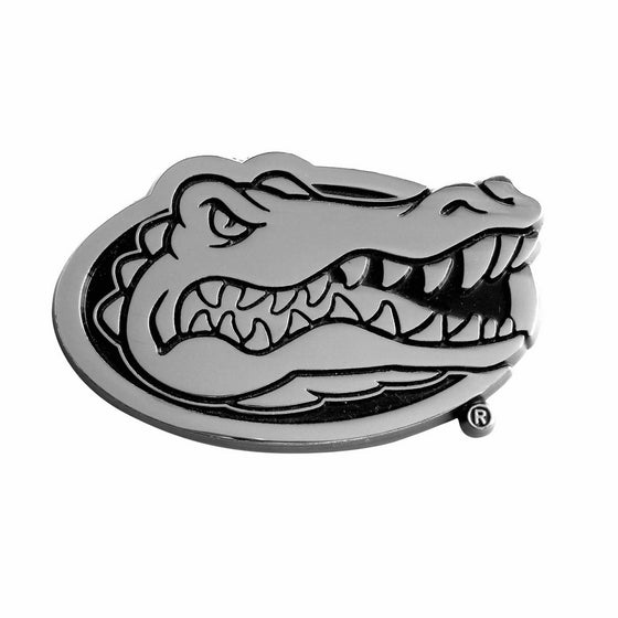 Fanmats 14812 NCAA University of Florida Gators Chrome Team Emblem