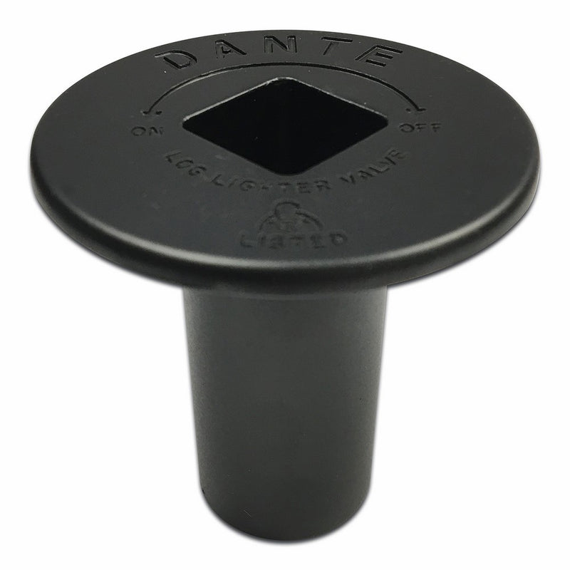 Dante FP.GV.FB Flat Black Floor Plate for Dante Globe Valve - 1/2" Threaded Mating Valve