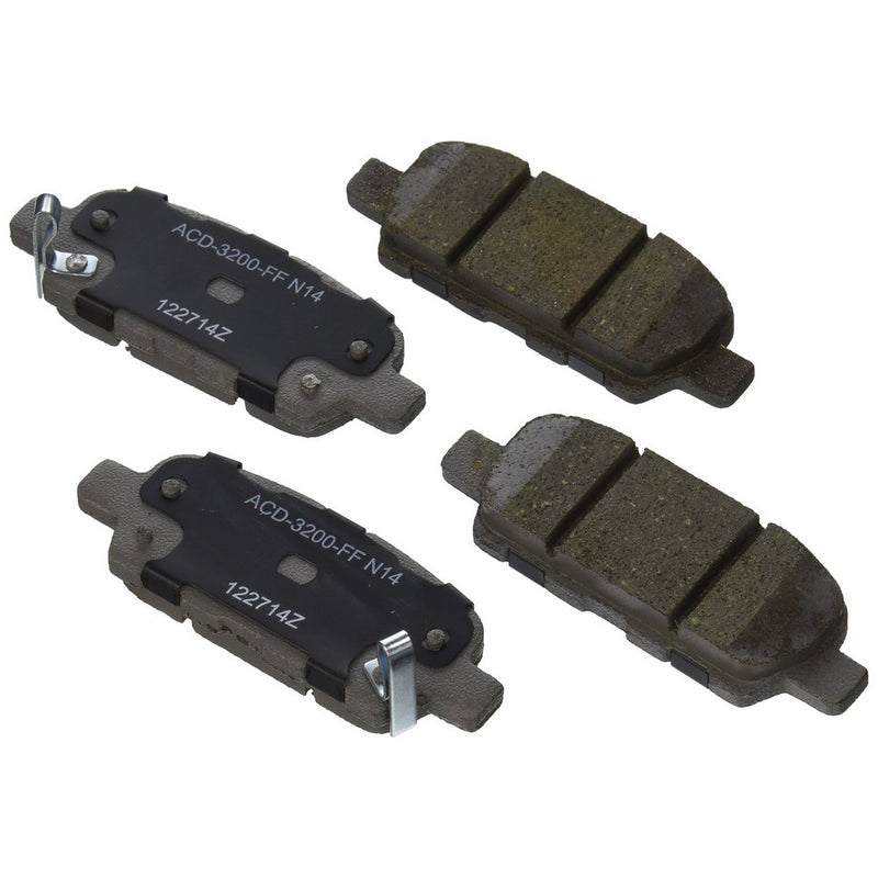 ACDelco 14D905CH Advantage Ceramic Rear Disc Brake Pad Set