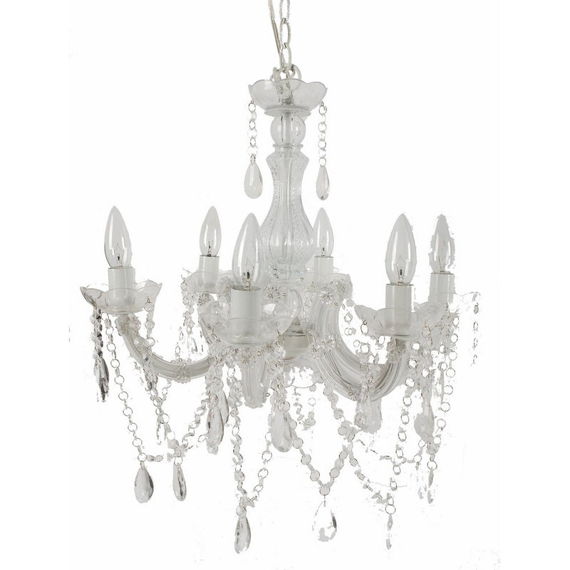 A&B Home Beaded Chandelier, 19 by 20-Inch