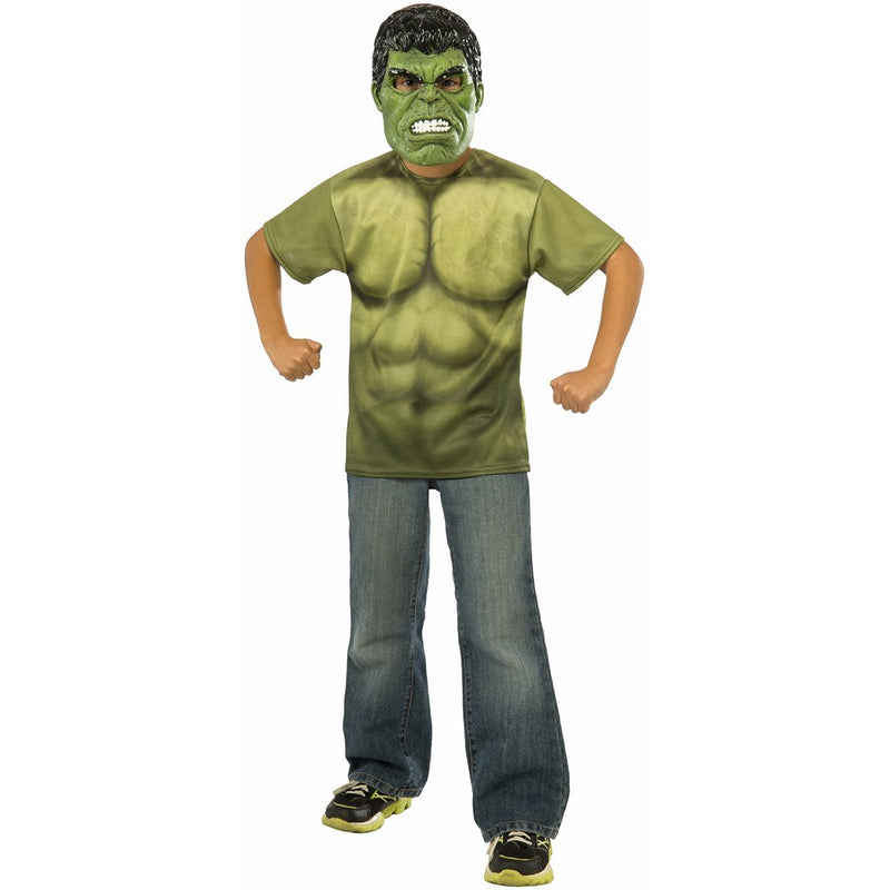 Rubie's Costume Avengers 2 Age Of Ultron Child's Hulk T-Shirt and Mask, Small