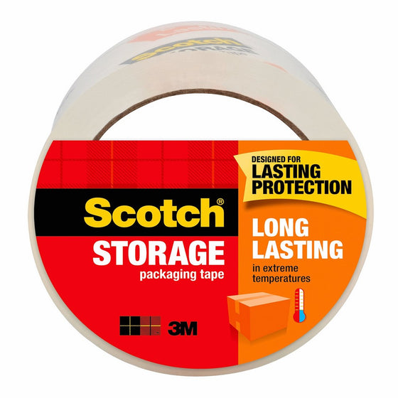 Scotch Long Lasting Storage Packaging Tape, 1.88 in. x 54.6 yd, 1 Roll/Pack