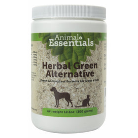 Animal Essentials Herbal Green Alternative Dog and Cat Supplement 10.6 Ounce Jar