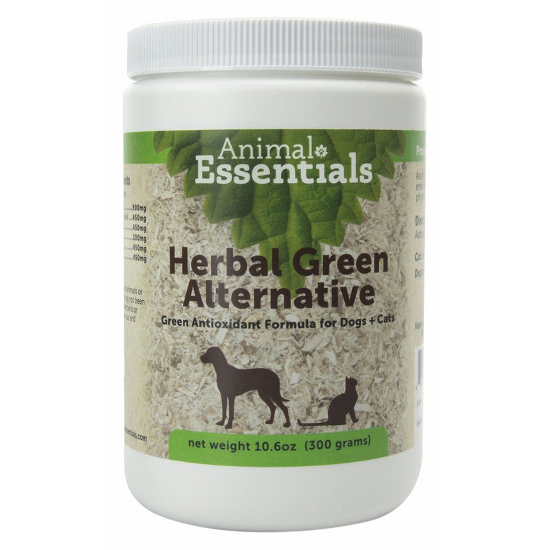 Animal Essentials Herbal Green Alternative Dog and Cat Supplement 10.6 Ounce Jar