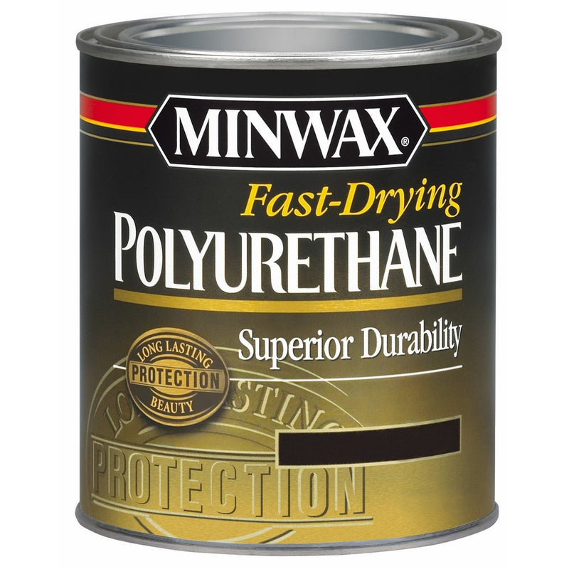 Minwax 230054444 Fast Drying Polyurethane Semi-Gloss, 1/2 pint