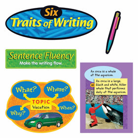 TREND enterprises, Inc. Six Traits of Writing Bulletin Board Set