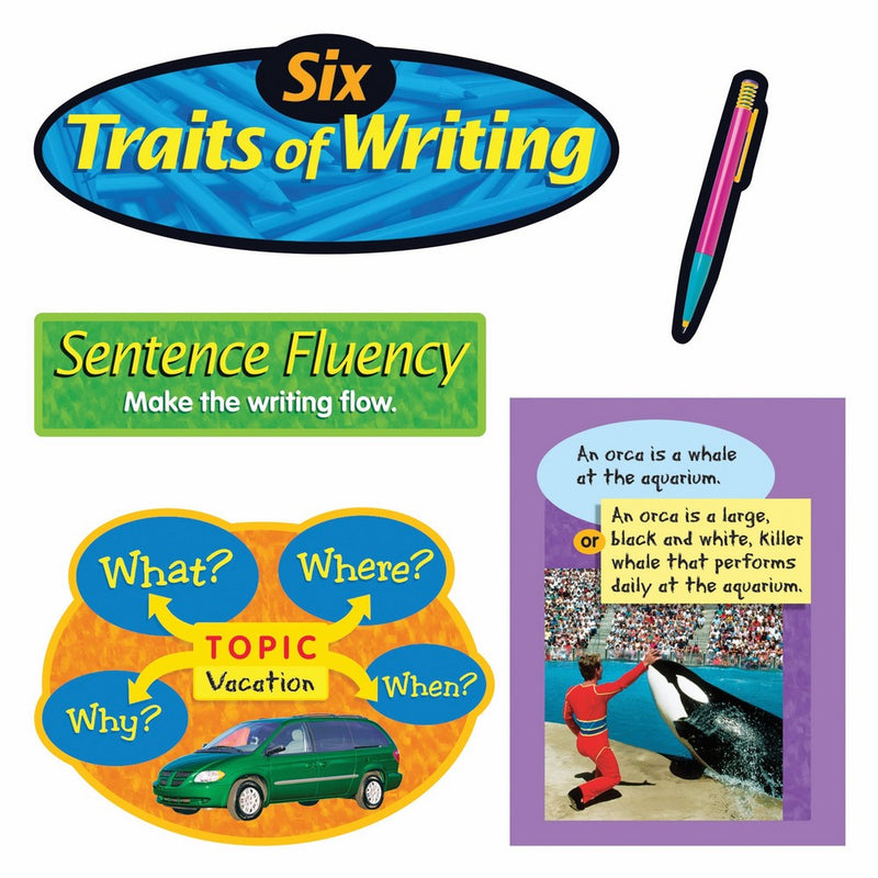 TREND enterprises, Inc. Six Traits of Writing Bulletin Board Set