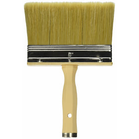 Linzer 3550 0600 Professional Quality Polyester & Bristle Stain Brush, For Staining and Waterproofing, 6-Inches.