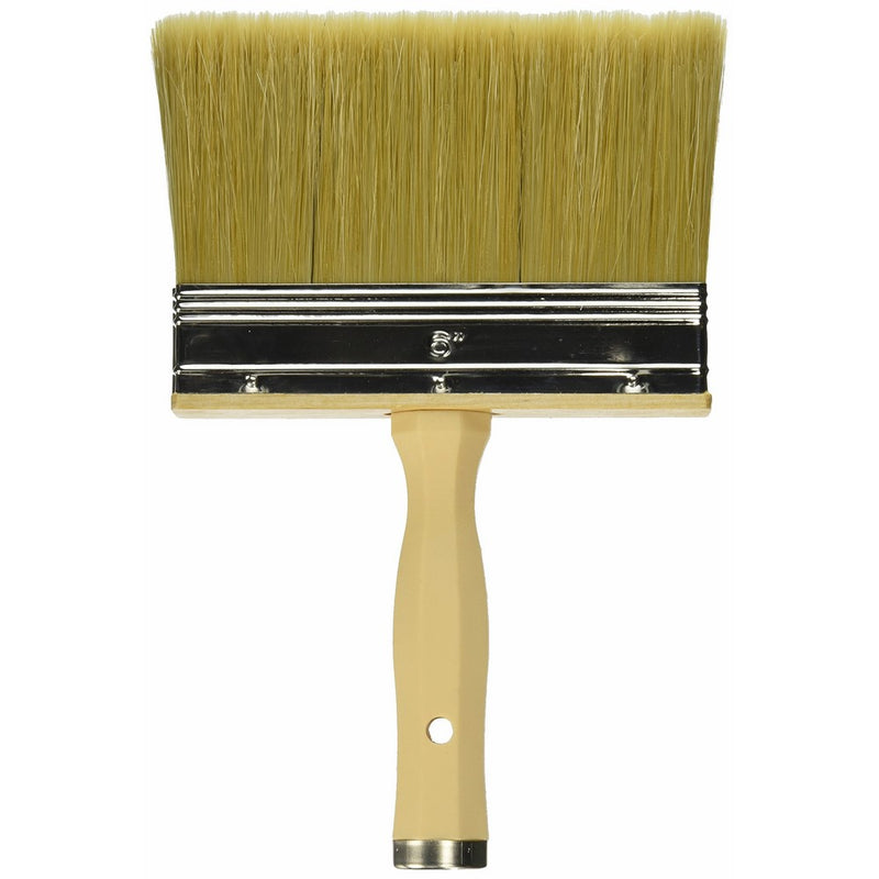 Linzer 3550 0600 Professional Quality Polyester & Bristle Stain Brush, For Staining and Waterproofing, 6-Inches.