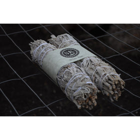 White Sage Smudge Stick Two Pack, 9"