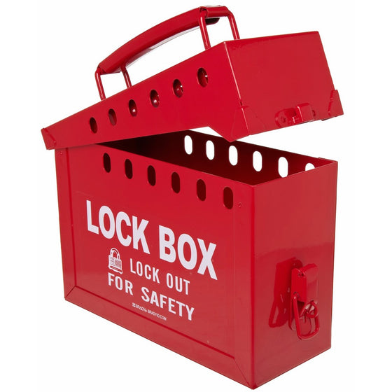 Brady Portable Group Lock Box, Metal
