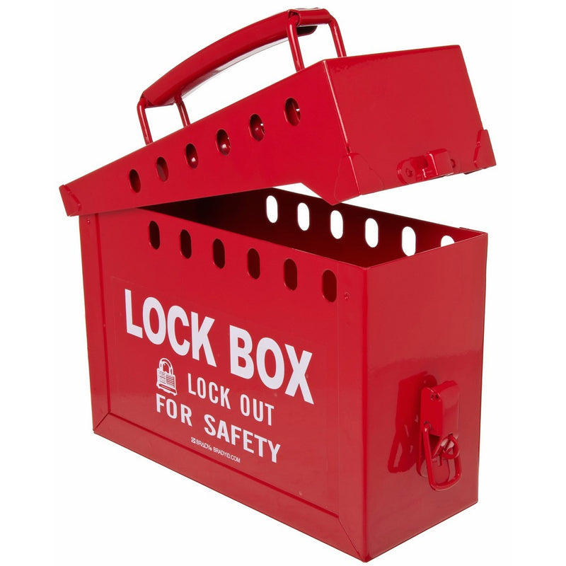 Brady Portable Group Lock Box, Metal