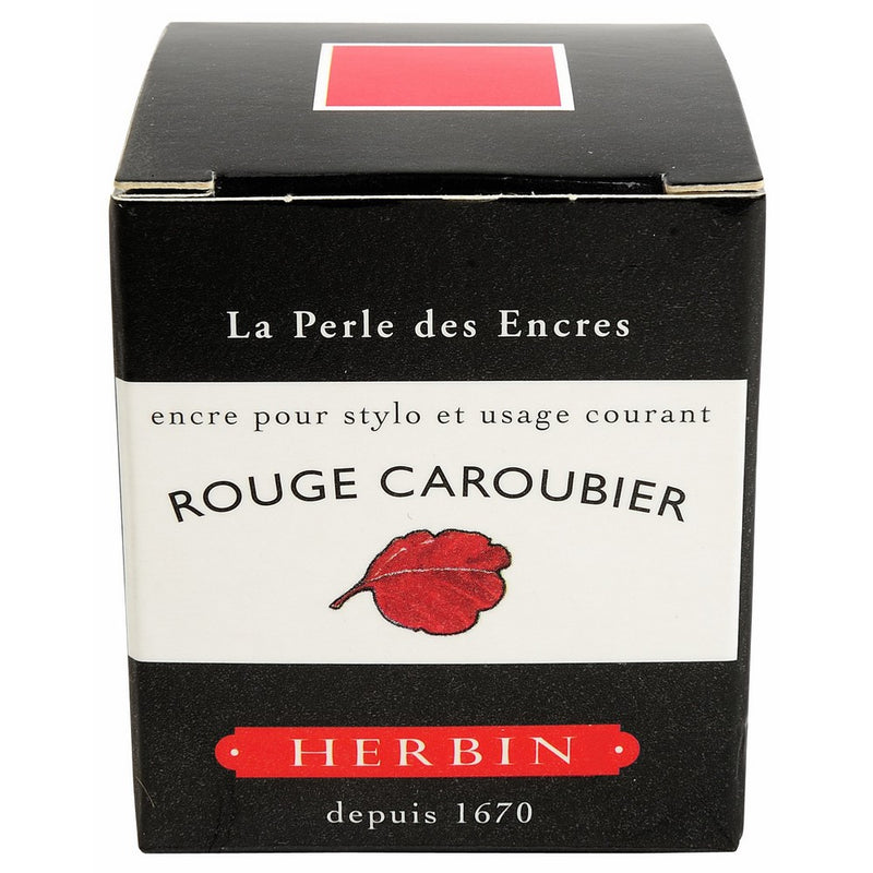 J. Herbin Fountn Pen Ink 30Ml Rouge Caroubier