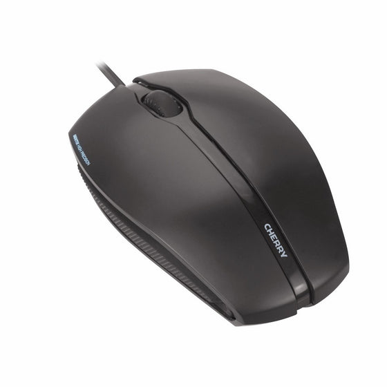 CHERRY Optical USB 3-Button Mouse w/Scroll Wheel, Black