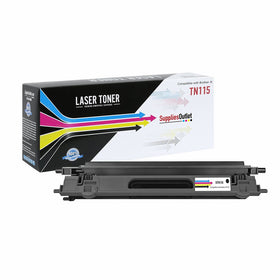 Awesometoner TN115BK Compatible Laser Printer Toner Cartridge for Brother MFC-9840CDW, 5000 Page Yield