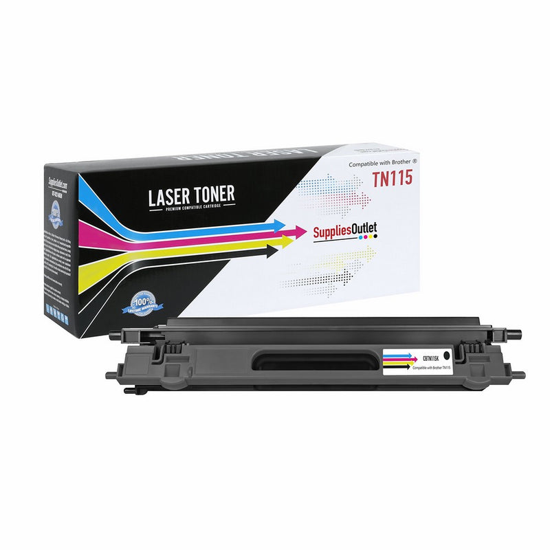Awesometoner TN115BK Compatible Laser Printer Toner Cartridge for Brother MFC-9840CDW, 5000 Page Yield