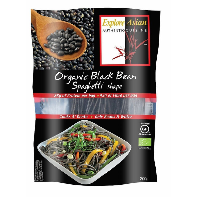 Explore Asian Organic Black Bean Spaghetti, 7.05-Ounce (Pack of 6)